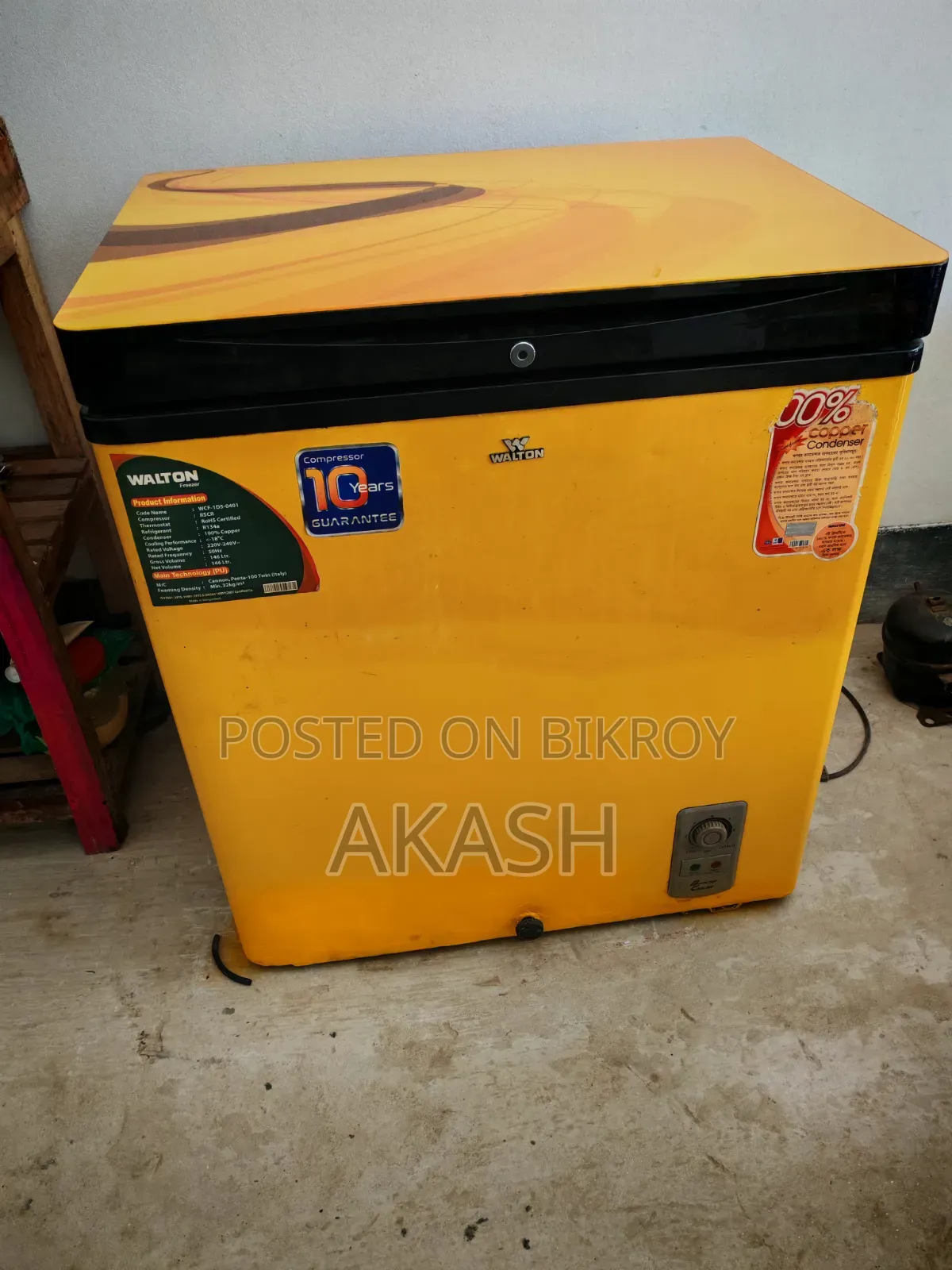 Walton Deep Freeze 3years Compressor Warranty Available