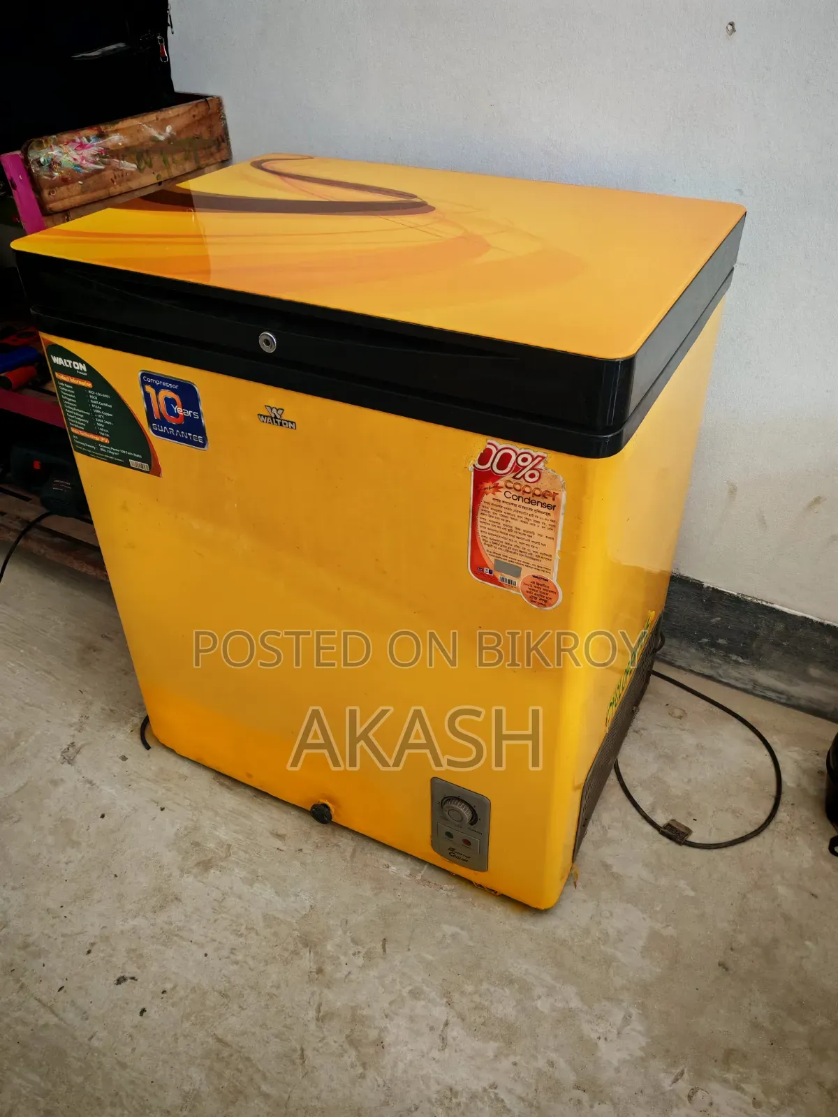 Walton Deep Freeze 3years Compressor Warranty Available