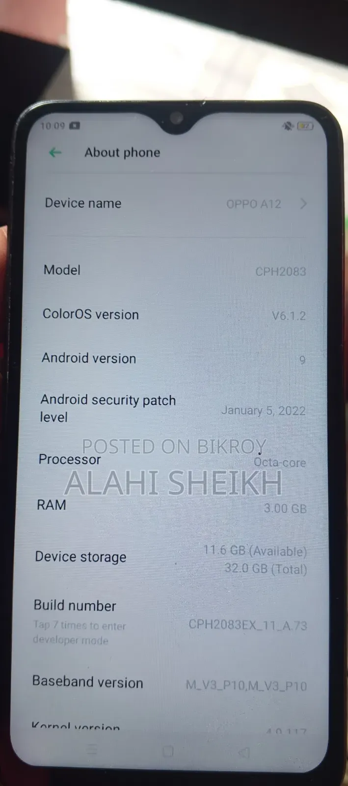 Oppo A12 32 GB Black