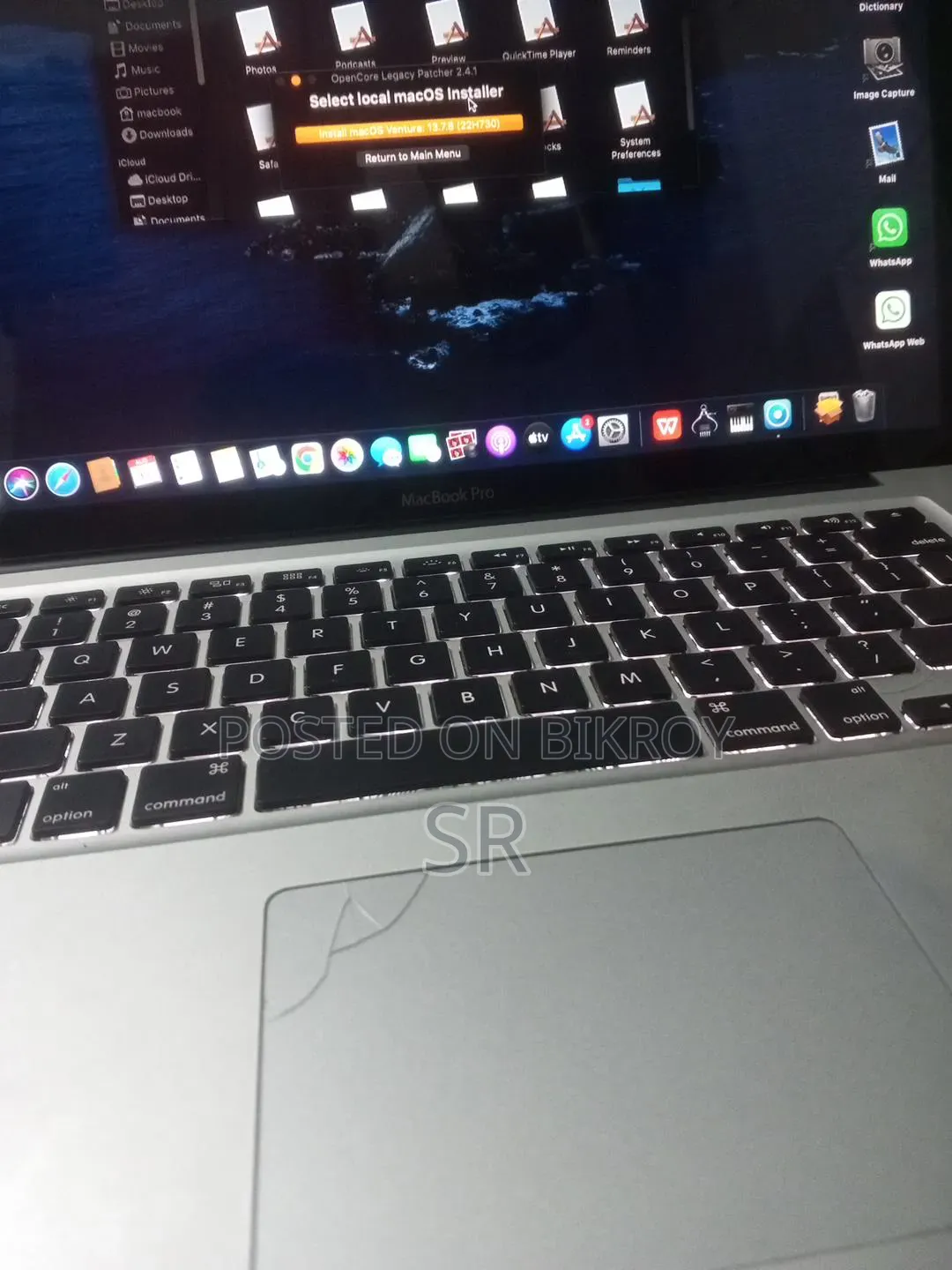 Laptop Apple MacBook 2012 6GB Intel Core i7 HDD 500GB
