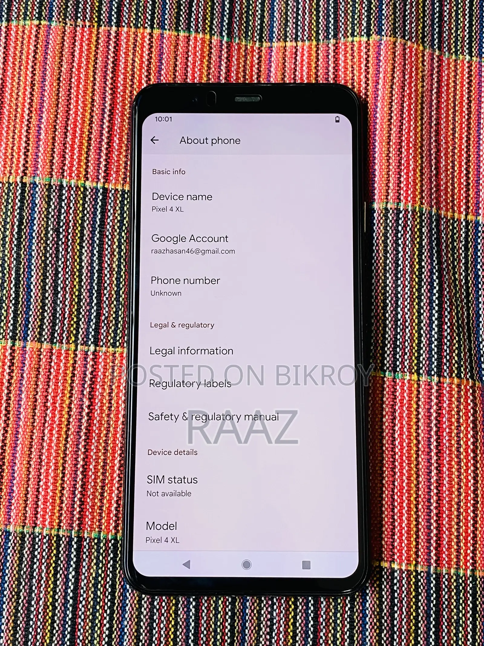 Google Pixel 4 XL 128 GB White