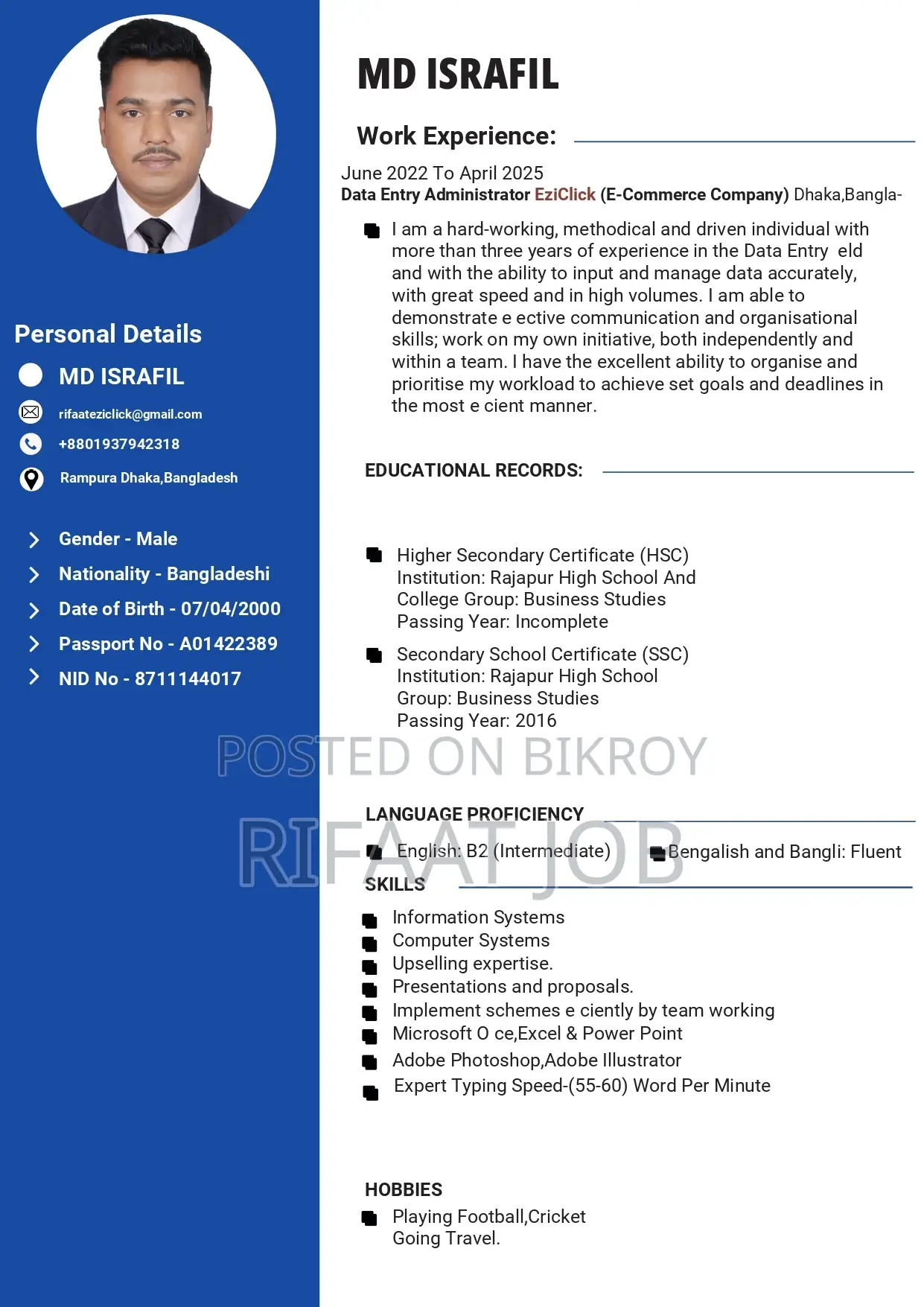 Customer Service Executive