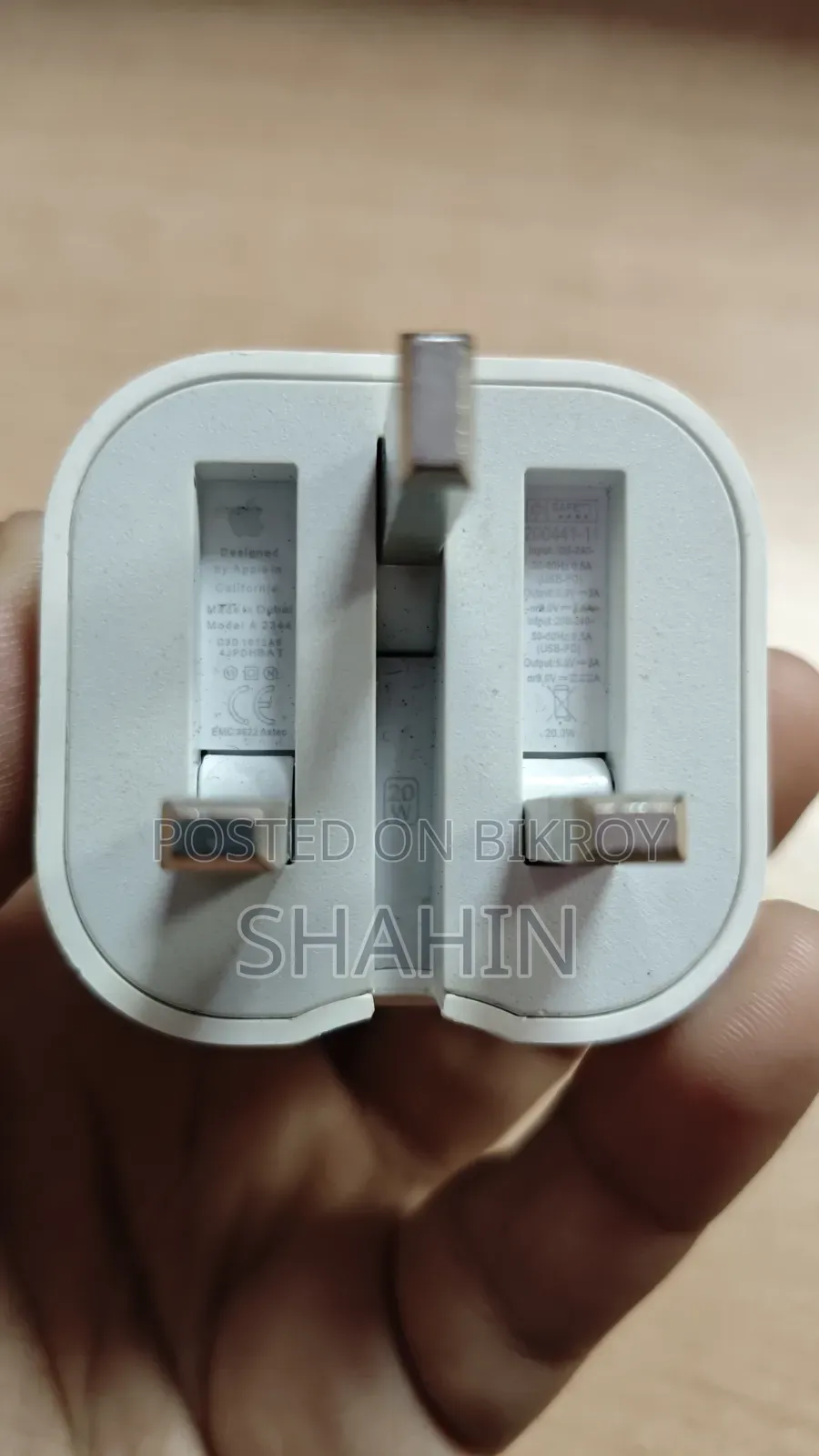 Apple Adapter 20w Type C-C
