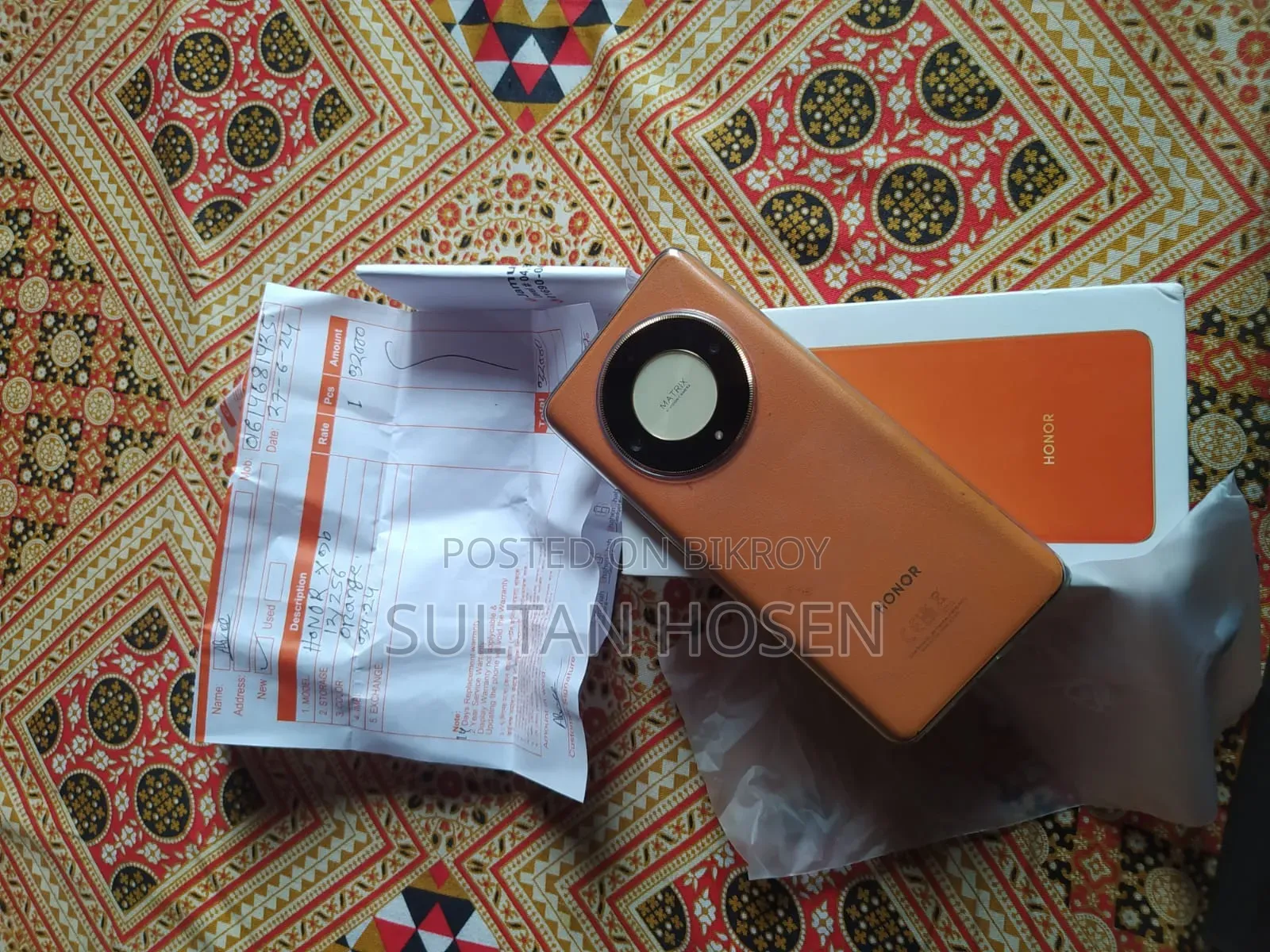 অনার এক্স৯বি ৫জি ২৫৬ জিবি অরেঞ্জ
