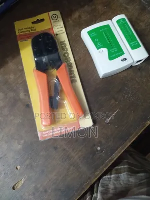 Cat 6 Connector Crimping Tool + Cat 6 Tester