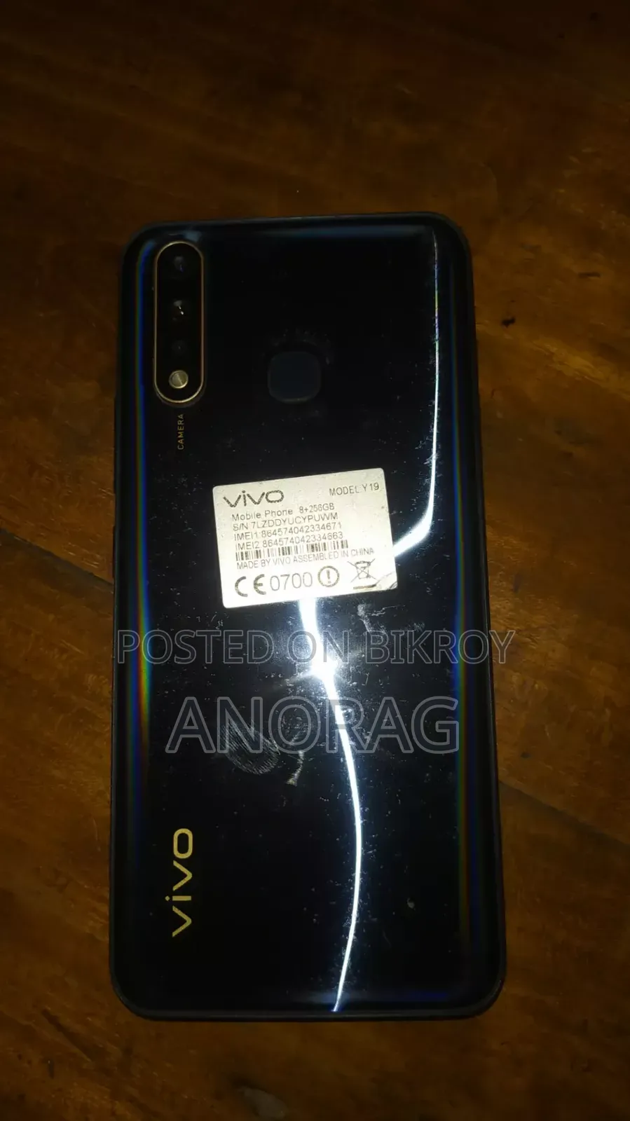 Vivo Y19 128 GB Blue