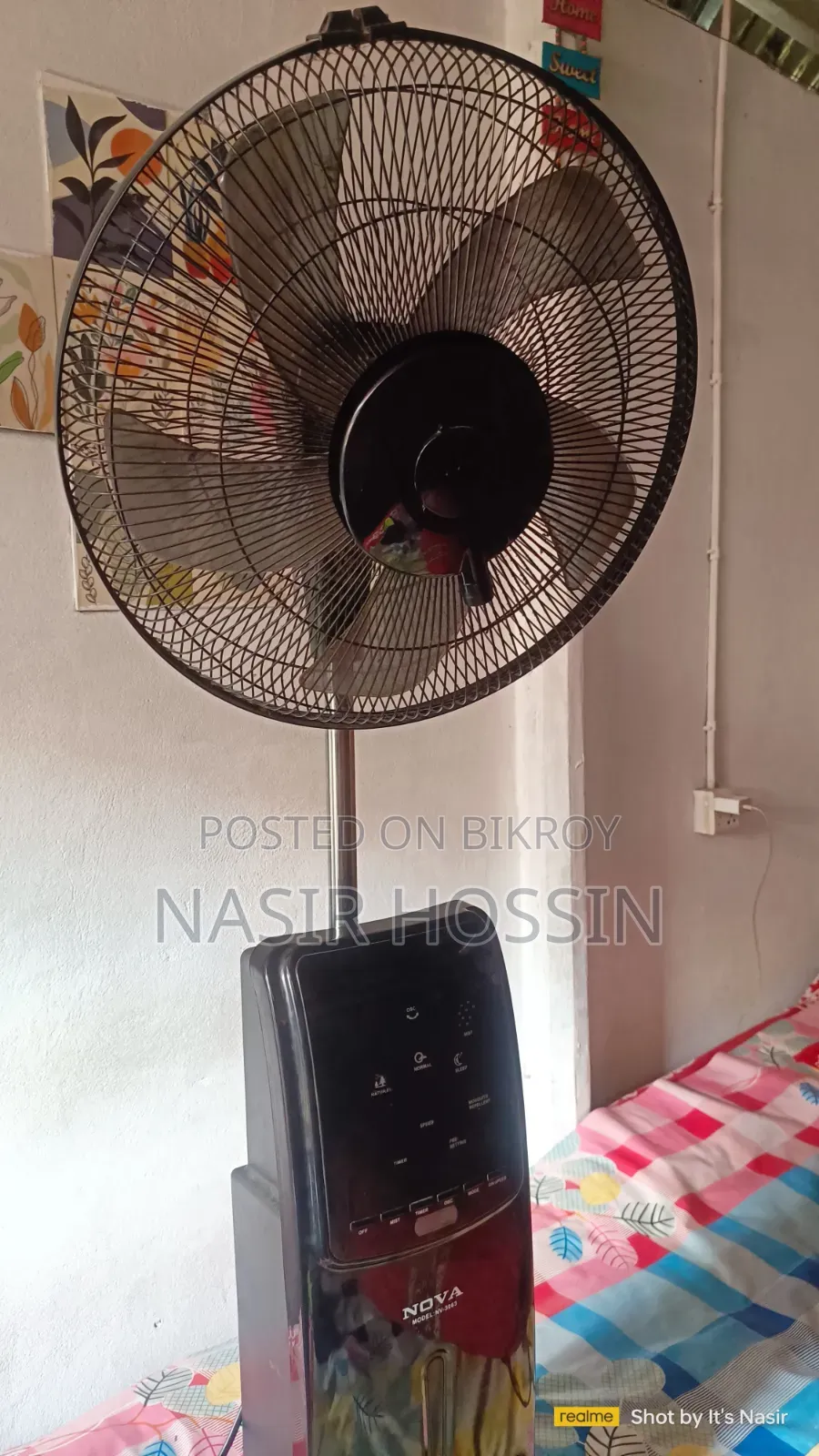 Nova Air Cooler / AC Fan - Delivers cool air, water refill system