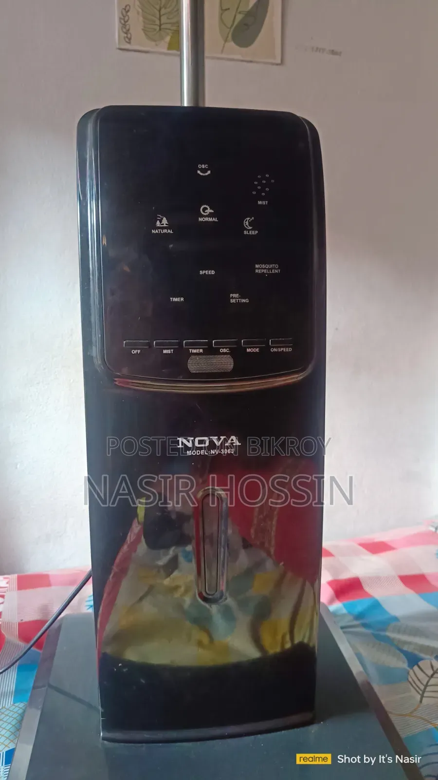 Nova Air Cooler / AC Fan - Delivers cool air, water refill system