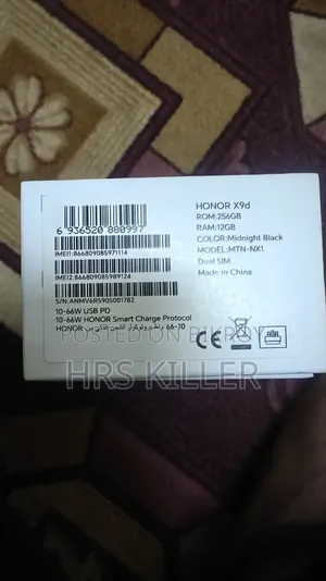 Honor X9d 256 GB Black