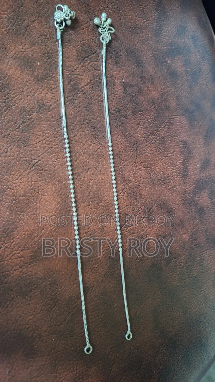 Silver Anklet for Sale