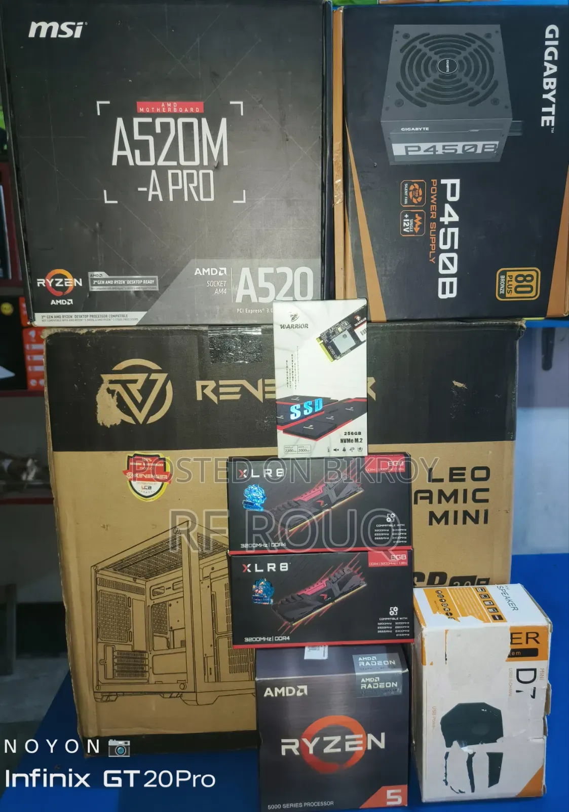 New Desktop Computer MSI 16GB AMD Ryzen SSD 256GB