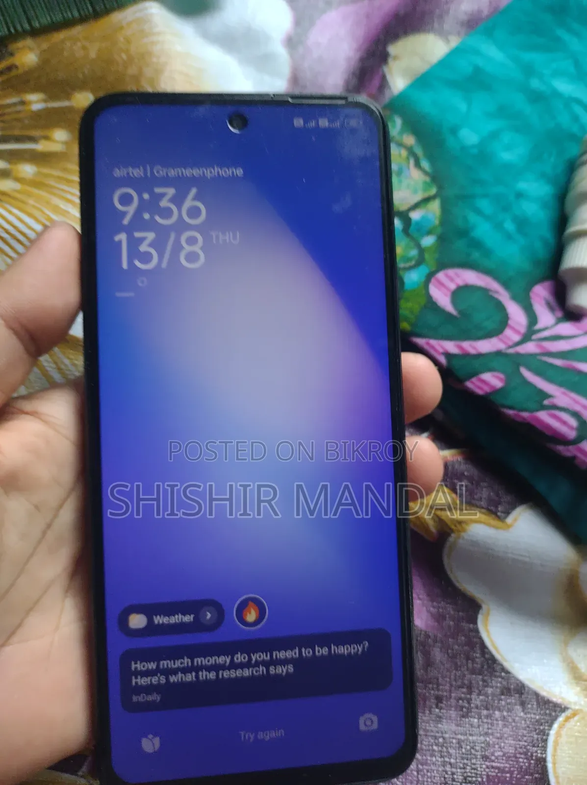 শাওমি ১২ ১২৮ জিবি ব্ল্যাক