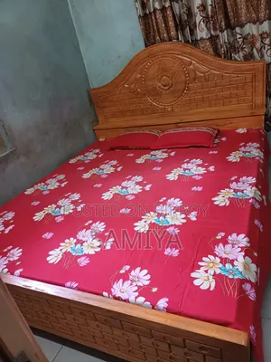 Location Keraniganj. Teak wood bed and 2 wardrobes for urgent sale.