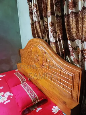 Location Keraniganj. Teak wood bed and 2 wardrobes for urgent sale.