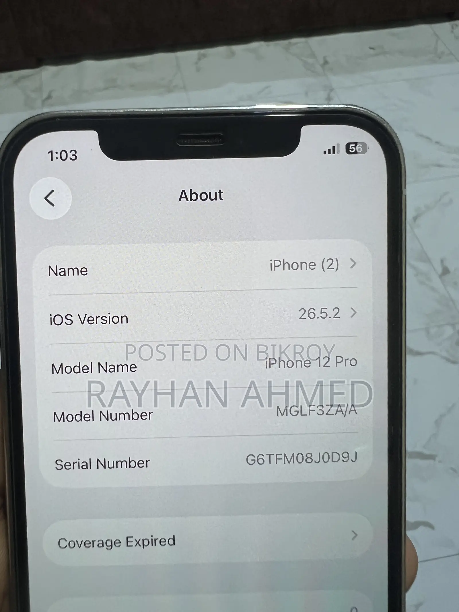 Apple iPhone 12 Pro 256 GB White