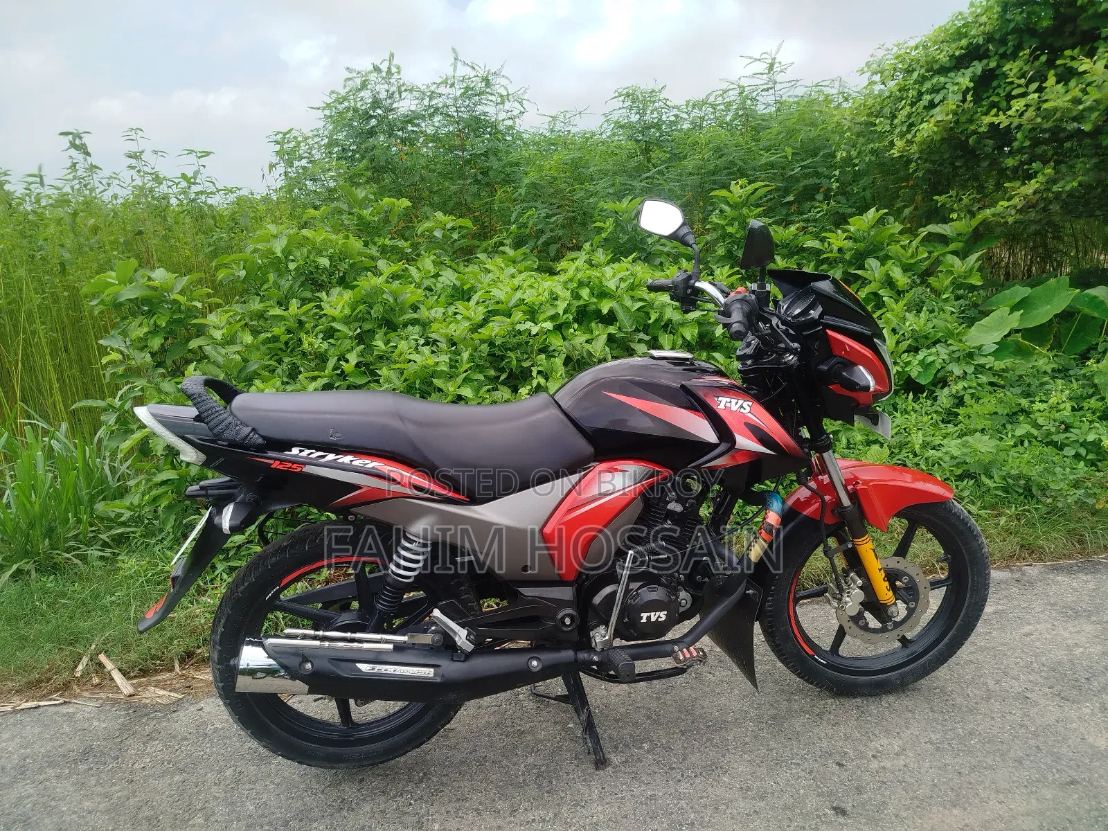 TVS Stryker 125 2022 Red