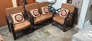 বেতের ১/৪ সেট সোফা
