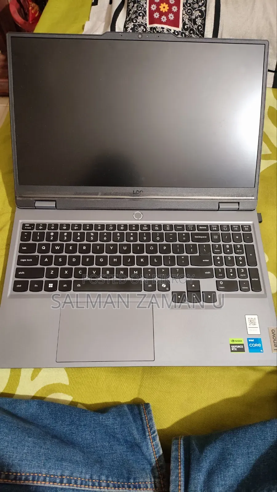 Laptop Lenovo LOQ 15AHP10 16GB Intel Core I5 SSD 512GB