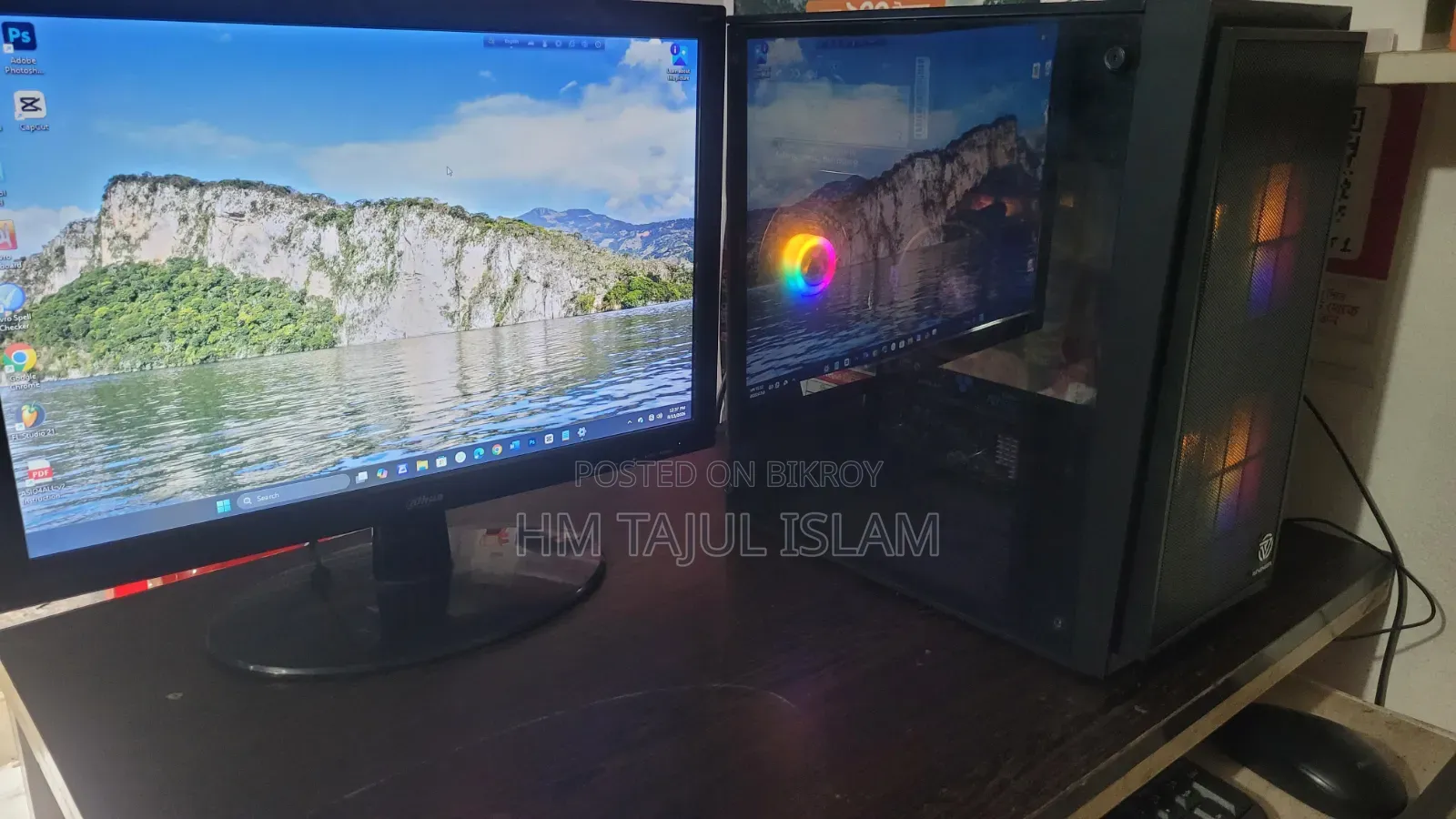 Desktop Computer MSI Pro 24 4BW 8GB AMD Ryzen 5 HDD+SSD 1T