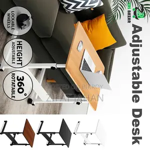 Adjustable Single Layer Moveable Laptop Table - Study