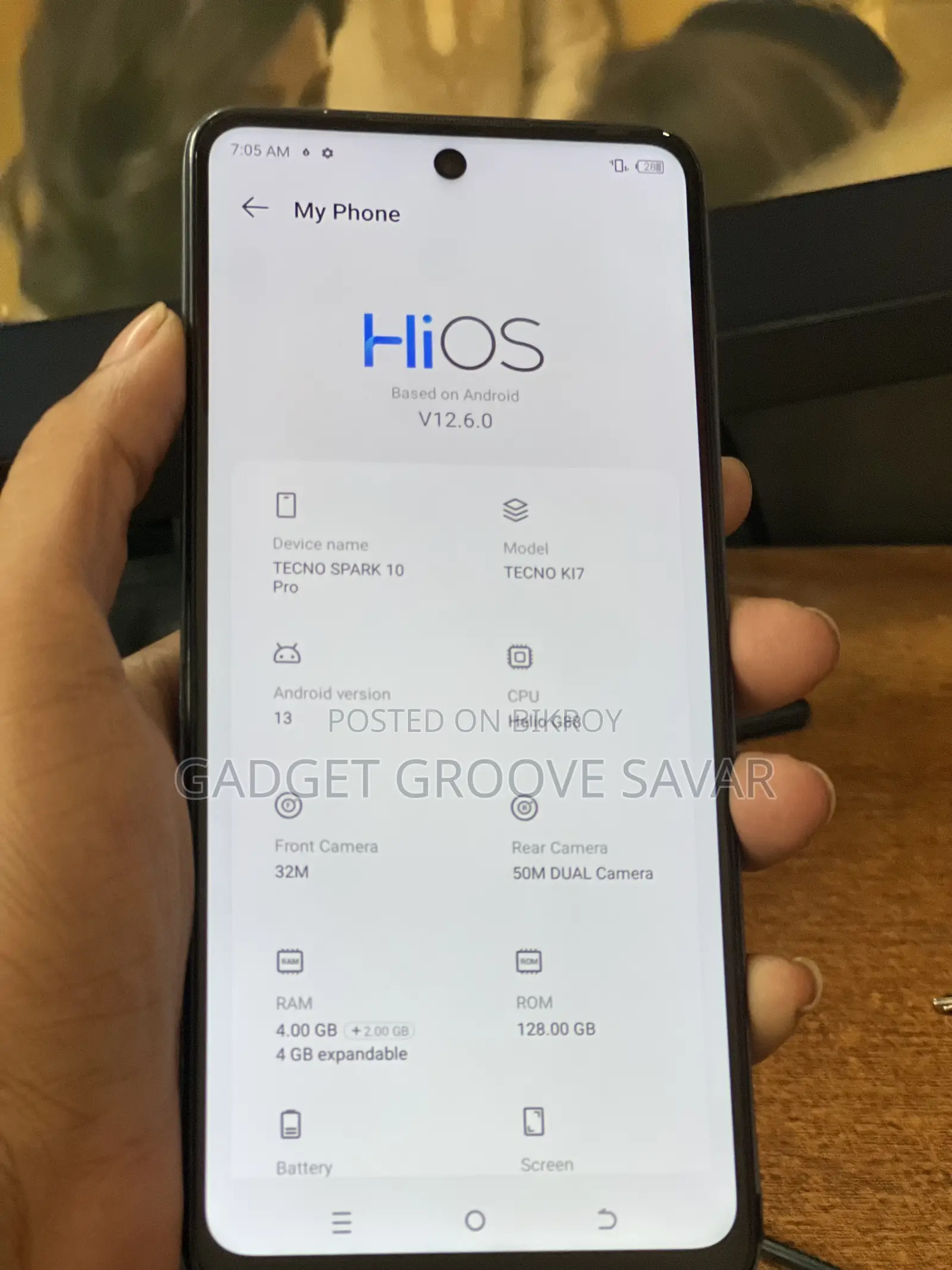 Tecno Spark 10 Pro 128 GB Blue