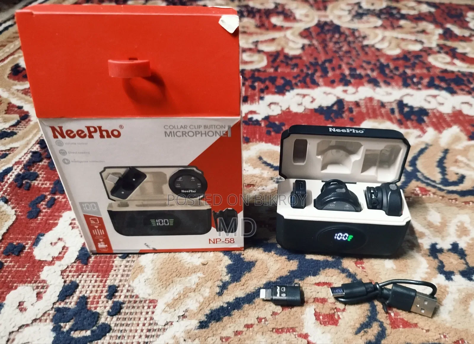 NeePho Np-58 Wireless Collar Clip Microphone for Sale