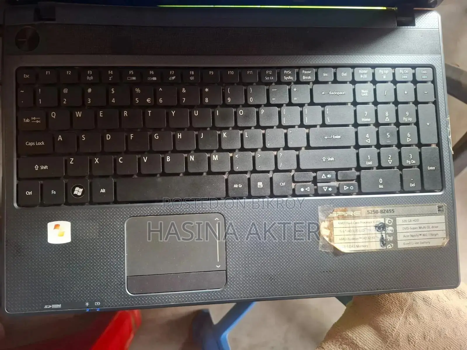 Laptop Acer Aspire 5250 8GB AMD HDD 320GB