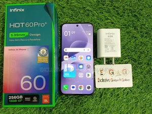 ইনফিনিক্স হট ৬০ প্রো+ ২৫৬ জিবি ব্ল্যাক