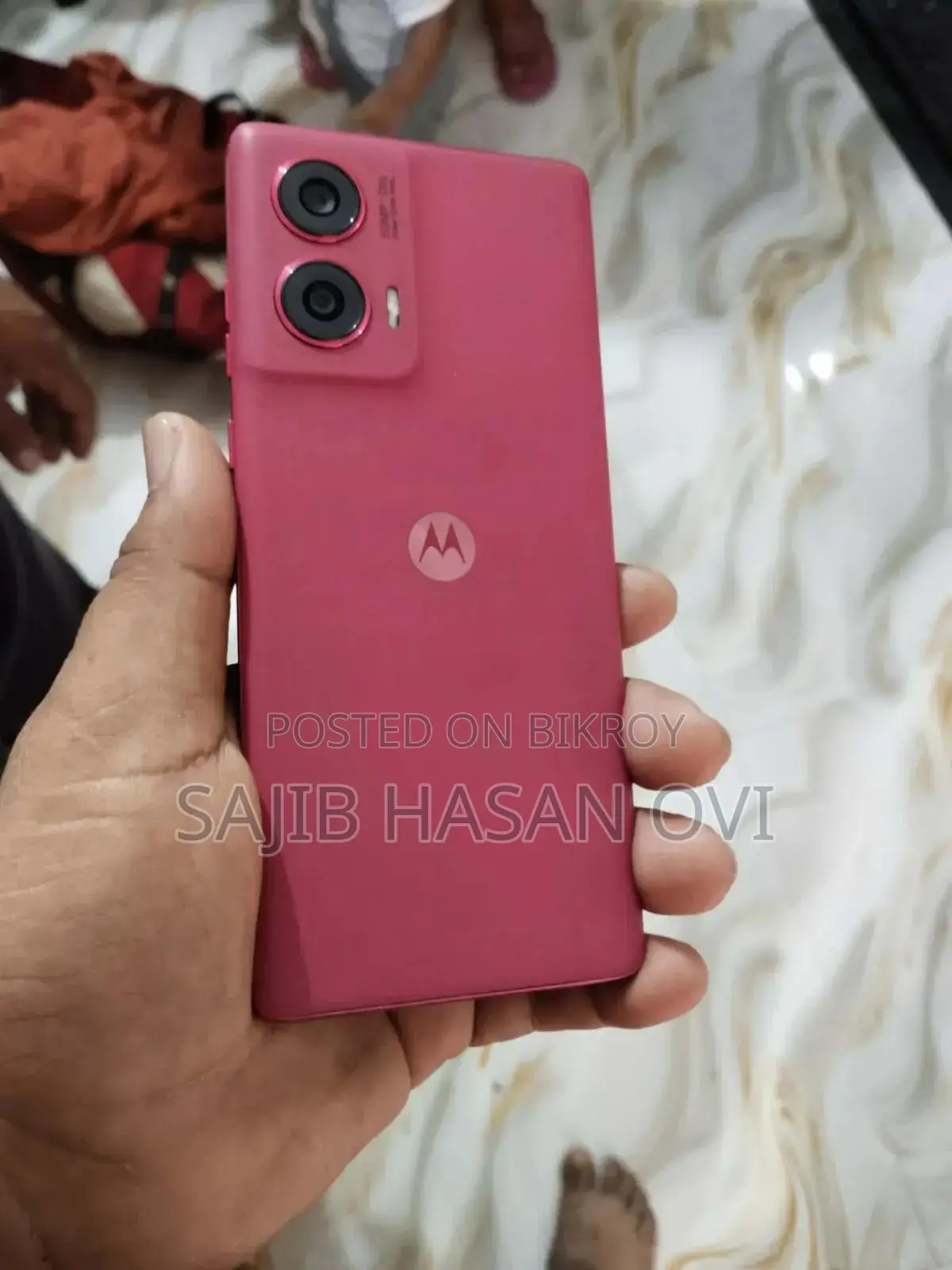 মোটোরোলা এজ ৫০ ফিউশন ২৫৬ জিবি পিংক