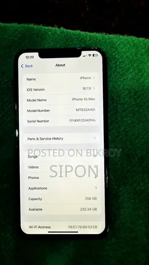 Apple iPhone XS Max 256 GB Black