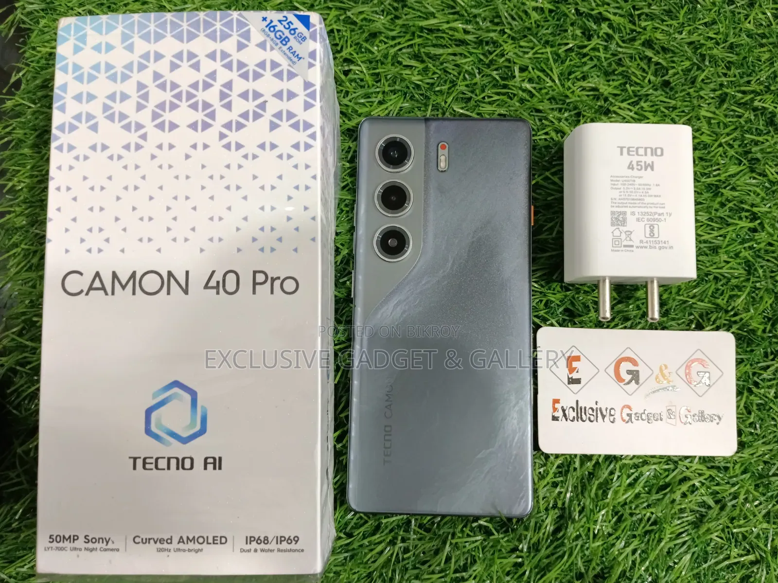 Tecno Camon 40 Pro 4G 256 GB Black