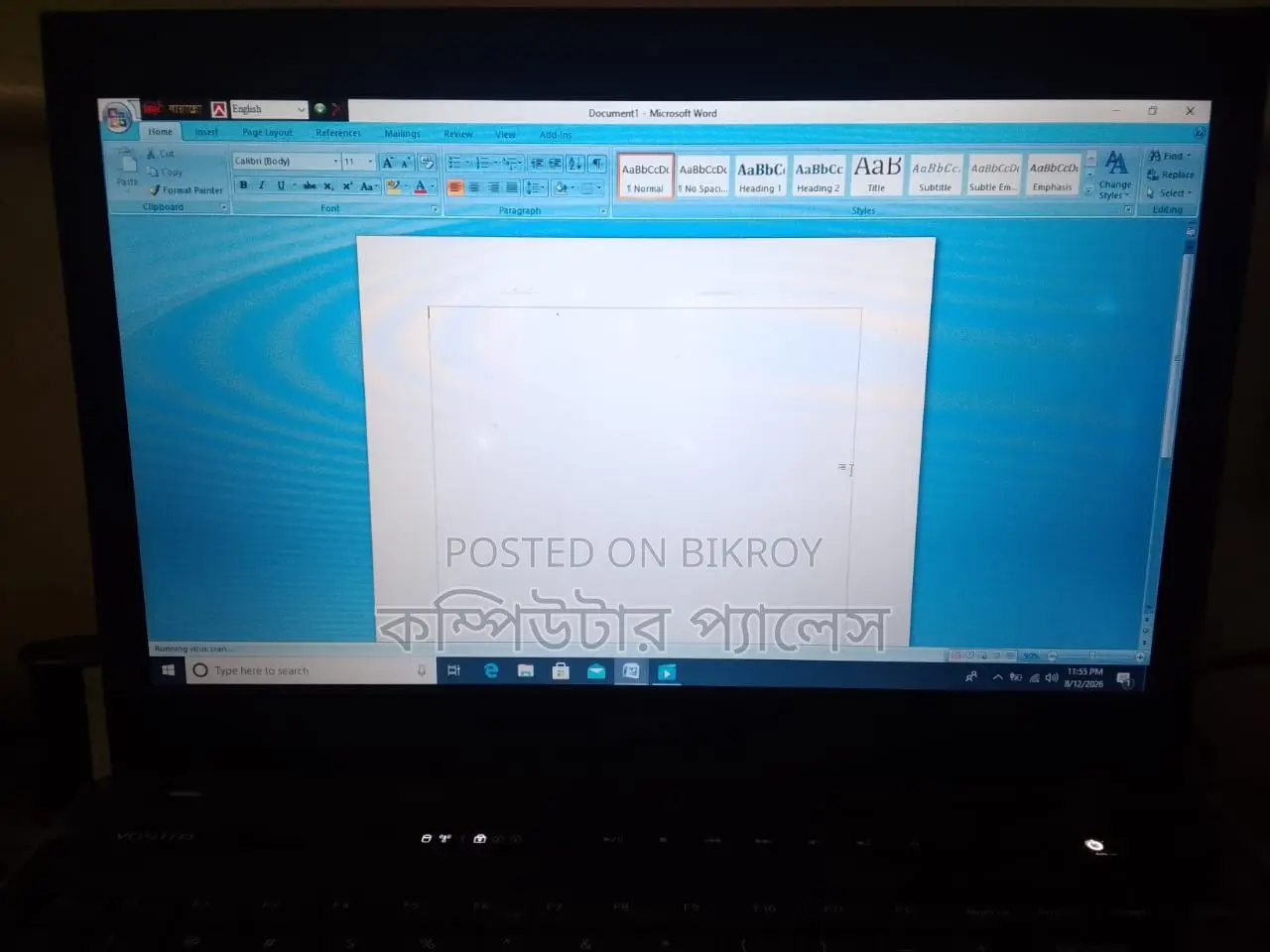 Laptop Dell 2GB Intel Core i3 HDD 128GB