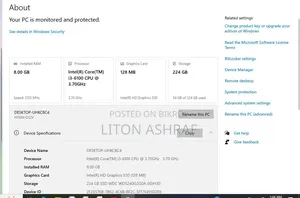 Gigabyte GA-H110MSTX-HD3-ZK 8GB Intel Core I3 SSD 256GB
