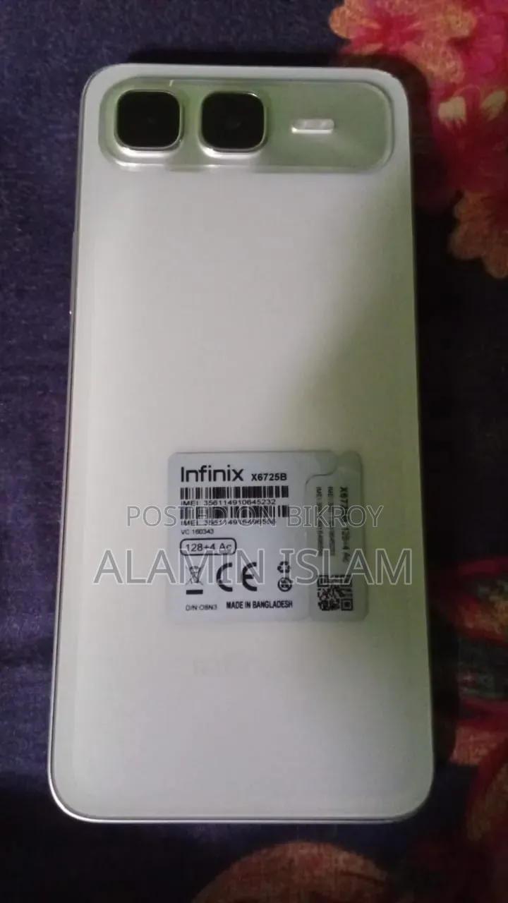 Infinix Smart 10 Plus 128 GB White