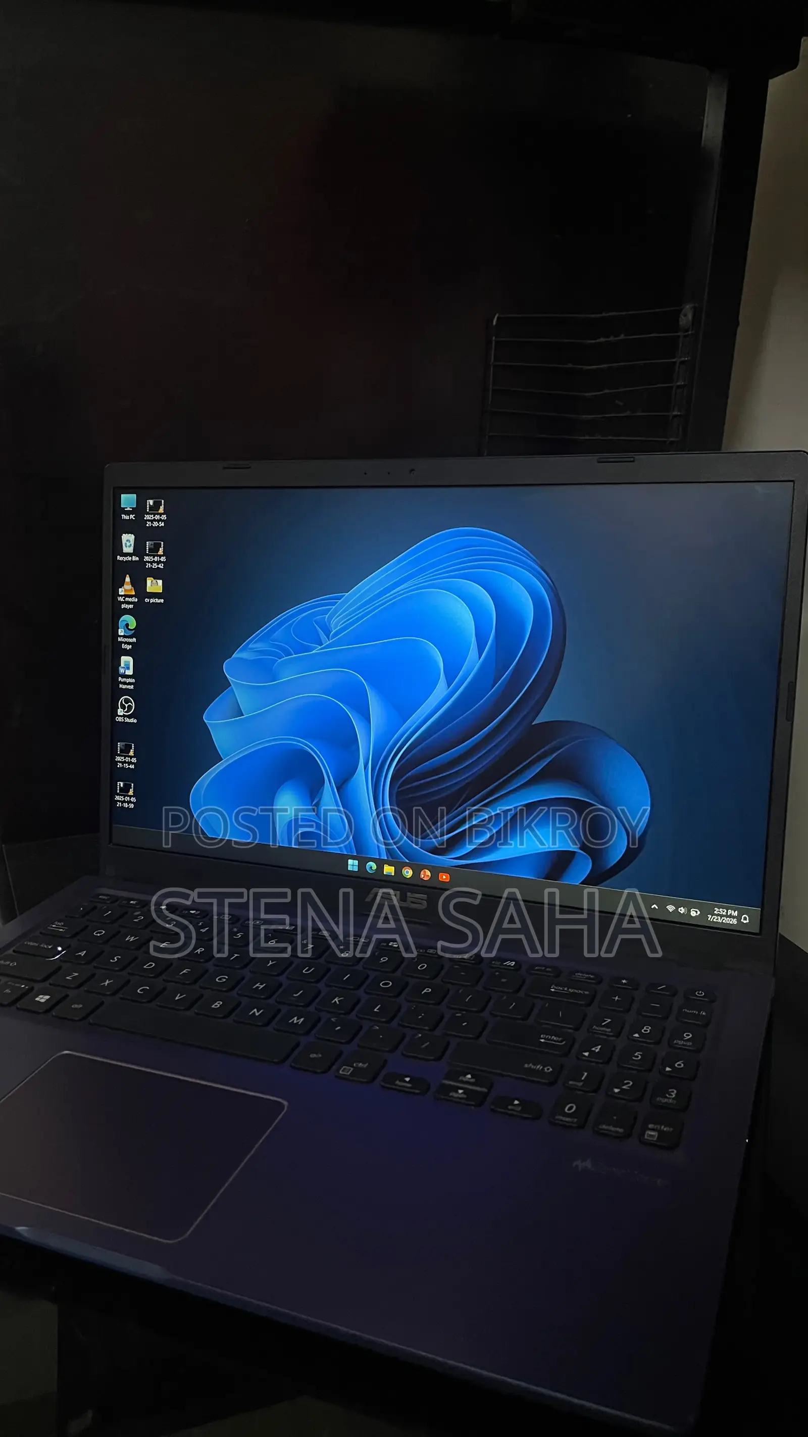 Laptop Asus Vivobook 15 8GB Intel Core i3 SSD 256GB