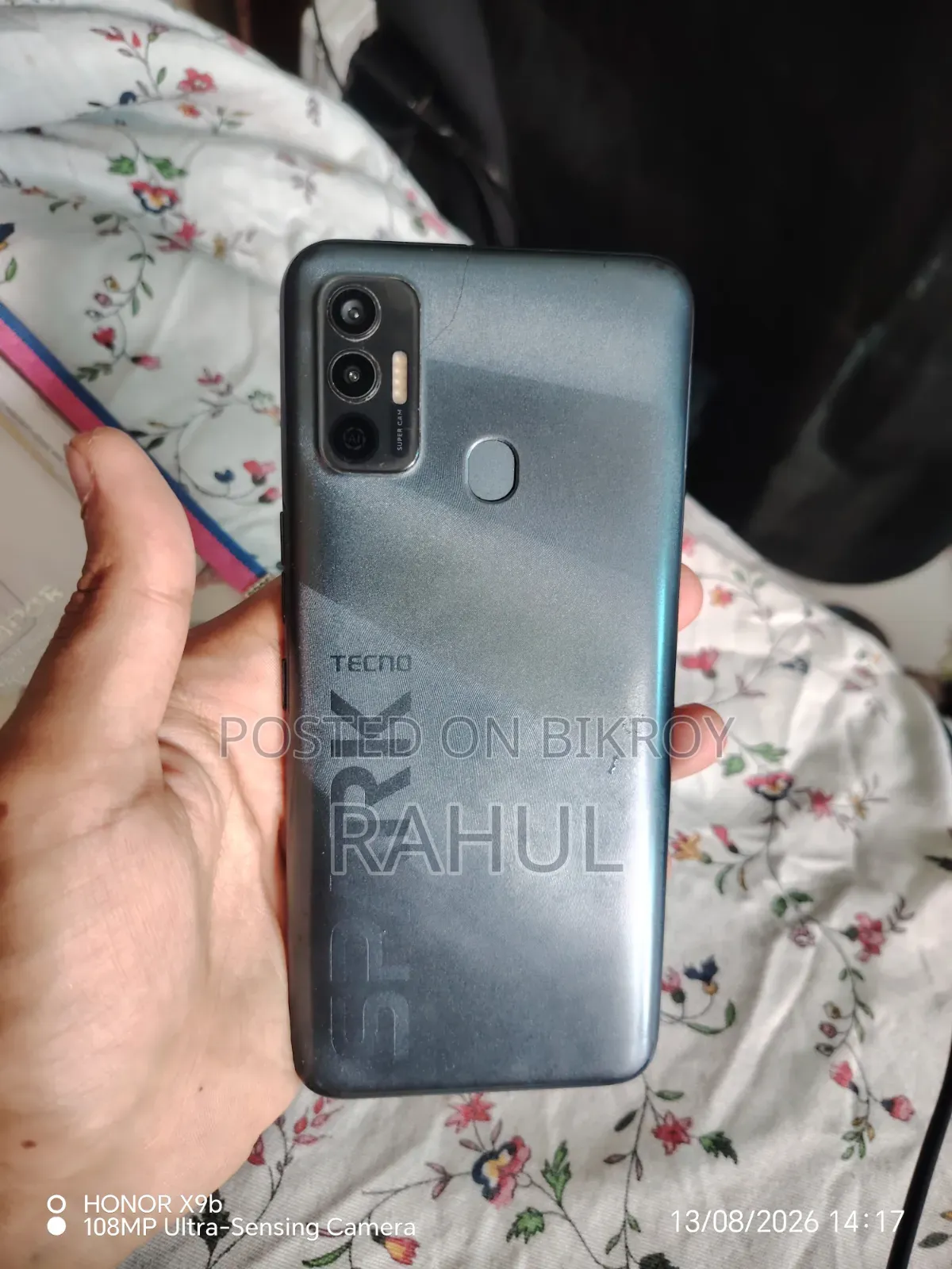 Tecno Spark 7 64 GB Black