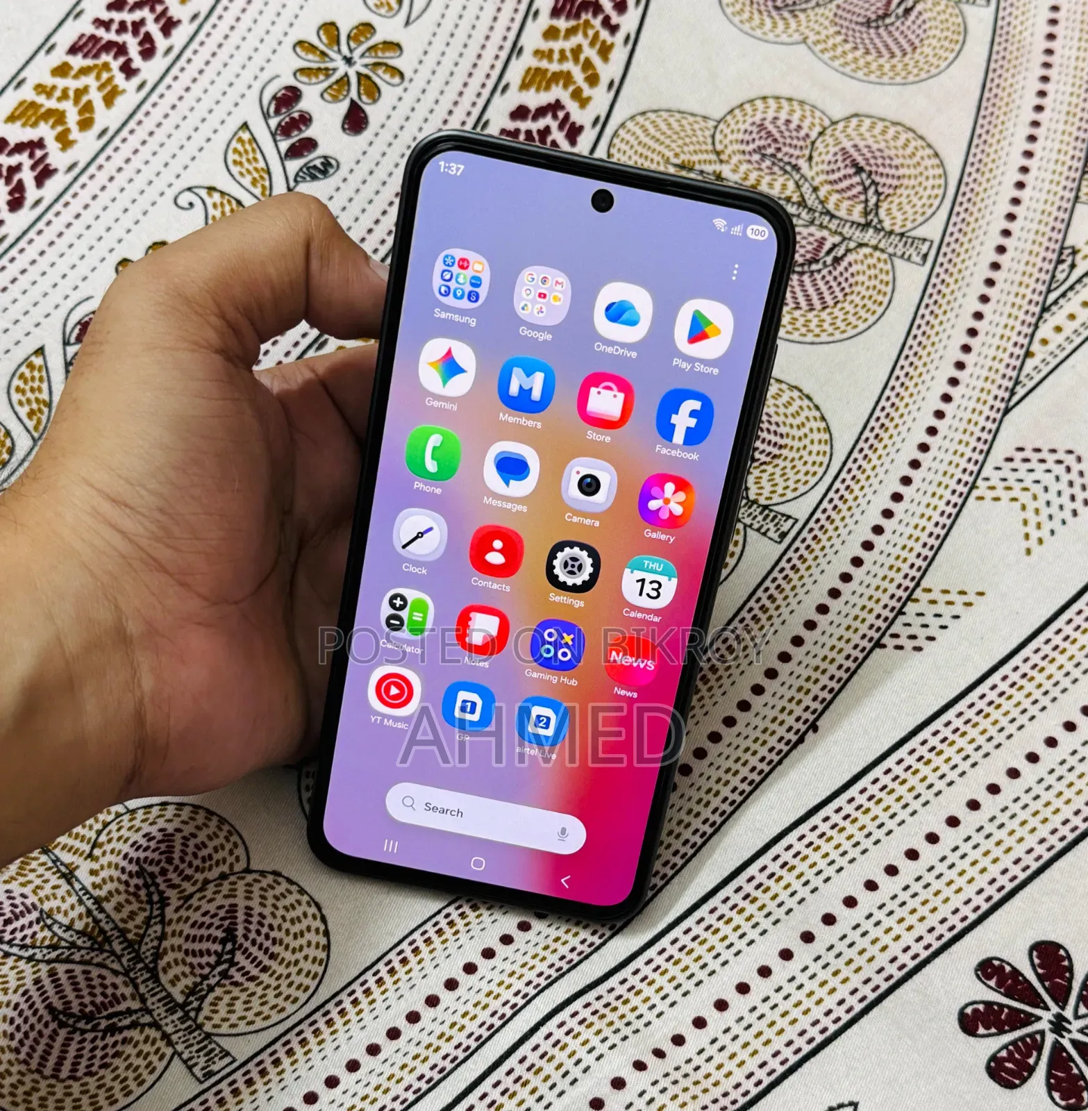নতুন স্যামসাং গ্যালাক্সি এ৩৬ ১২৮ জিবি ব্ল্যাক