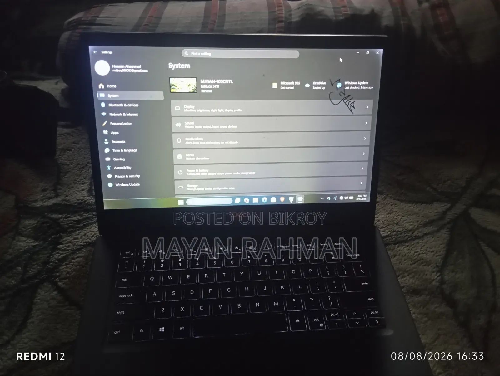 Laptop Dell Latitude 3410 8GB Intel Core I5 SSD 256GB