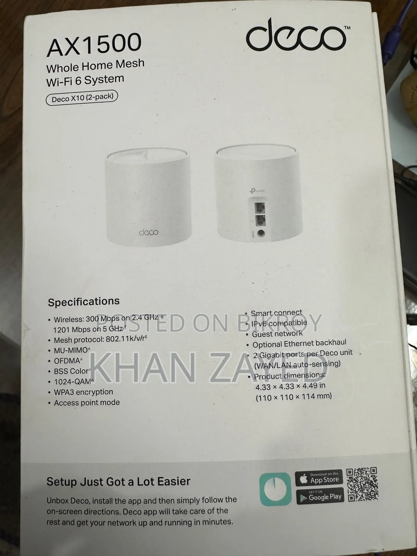 TP-Link Deco X10 Wi-Fi 6 Mesh Router | Used for Only 2 Months
