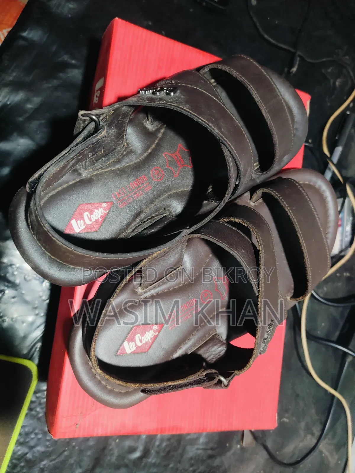 Original Lee Cooper Leather Sandal/Shoe – Brown