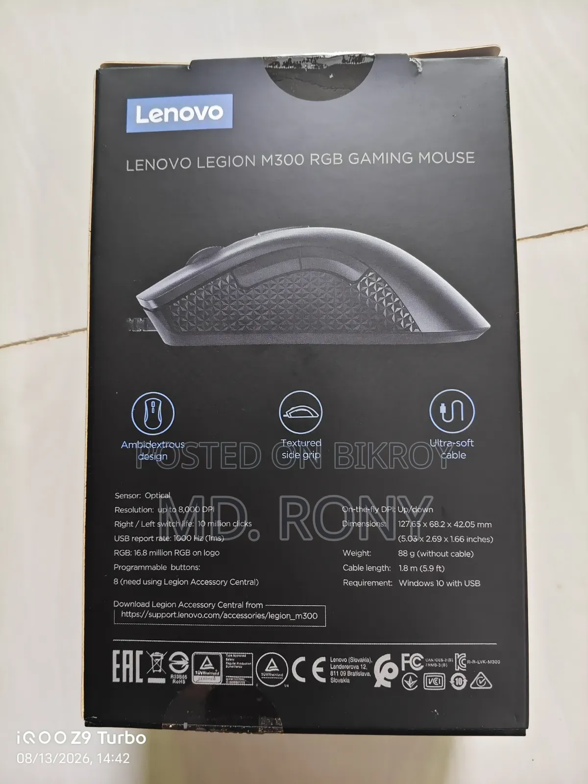 Lenovo M300 RGB Gaming Mouse