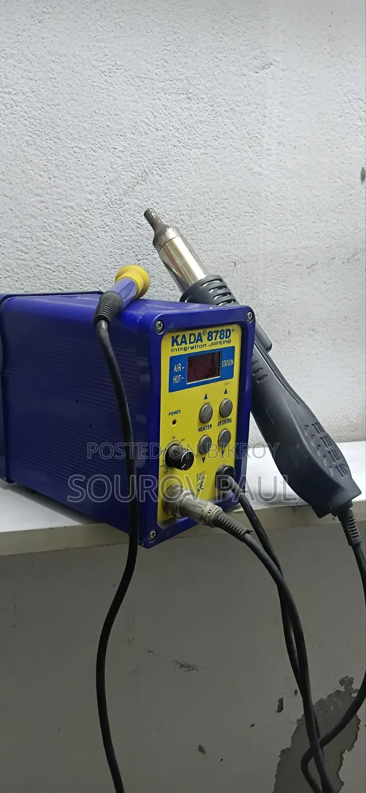 KADA 878D+ Soldering Iron and Hot Air Rework