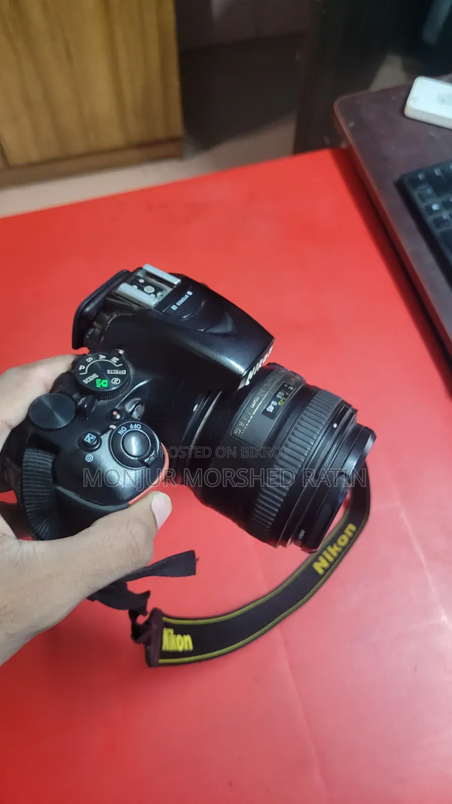 নিকন ডি৫৫০০+ নিকন ৫০মিমি এফ১.৮জি লেন্স