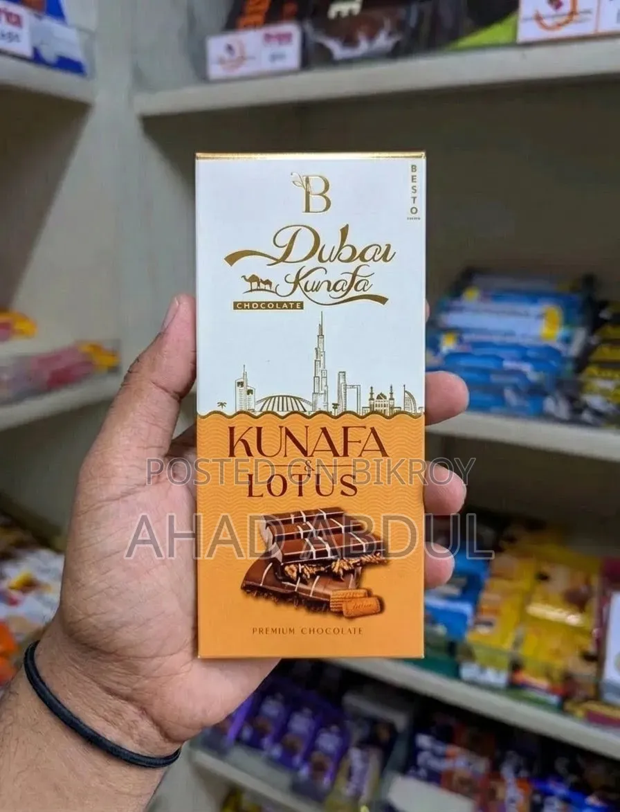 Dubai Kunafa Chocolate