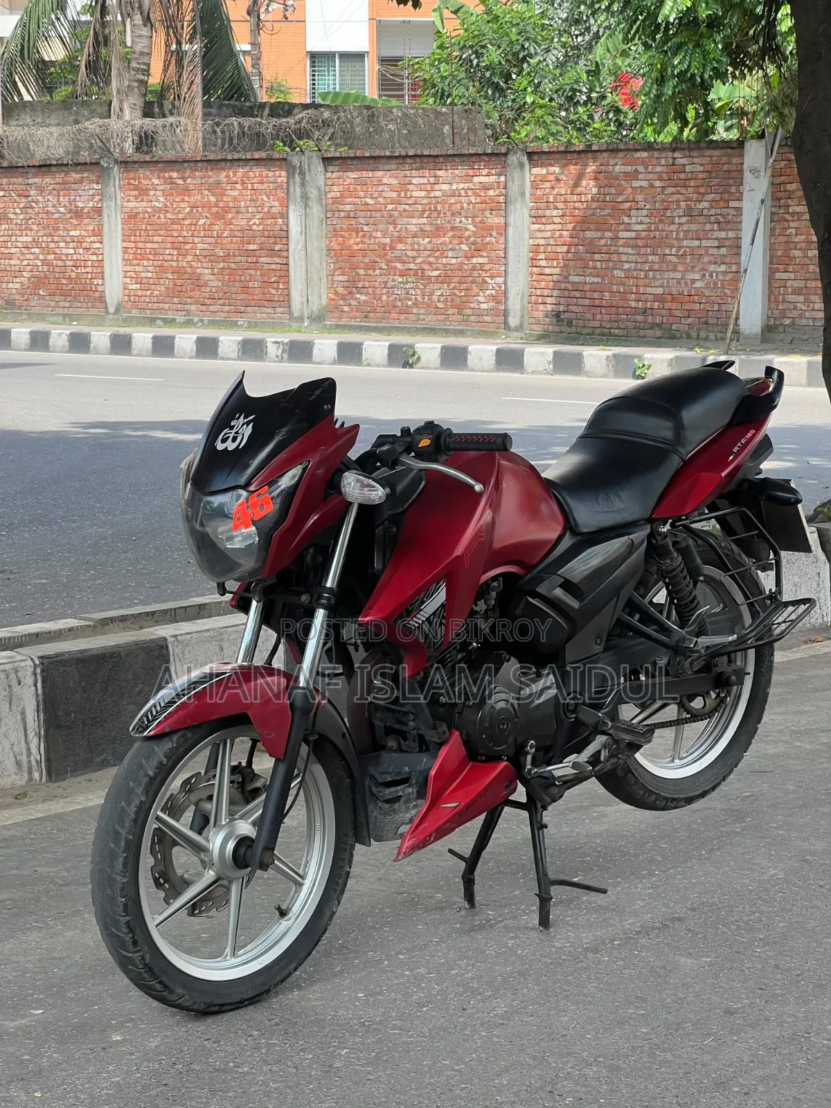 TVS Apache RTR 160 2V 2013 Red
