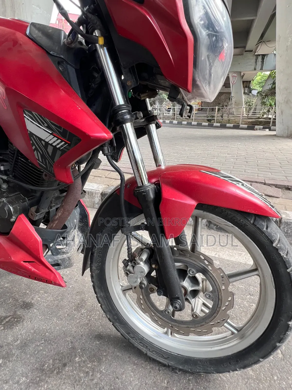 TVS Apache RTR 160 2V 2013 Red