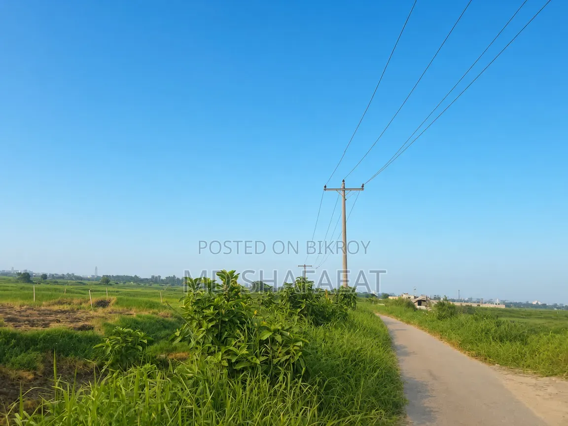 ঢাকা আব্দুল্লাপুরের কাছে রাস্তার পাশে ৩ কাঠা জমি বিক্রি হবে