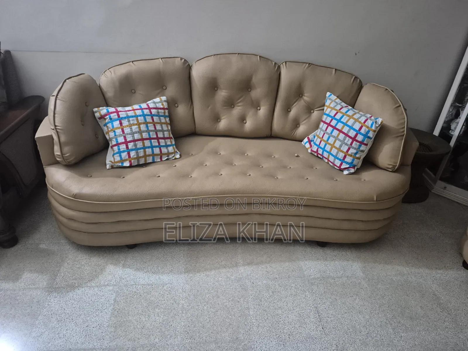 Leather Sofa Set