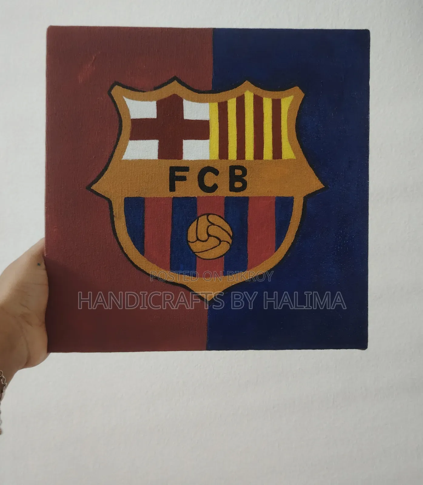 Canvas Made with Acrylic Colors