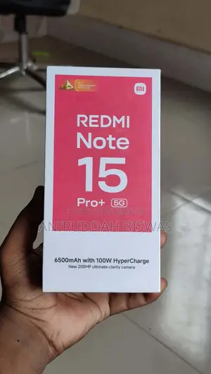 নিউ শাওমি রেডমি নোট ১৫ প্রো+ ২৫৬ জিবি ব্ল্যাক
